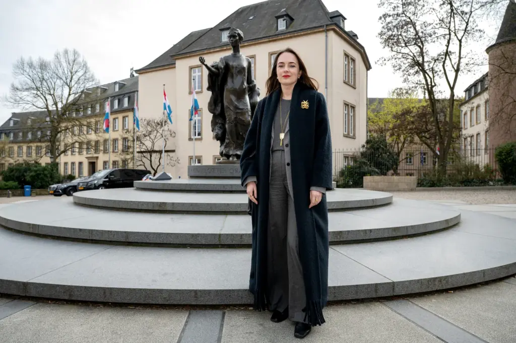 Die Ukrainische Juristin Menschenrechtsaktivistin Und Friedensnobelpreistragerin Oleksandra Matviichuk In Luxemburg Foto Alain Piron 37329776